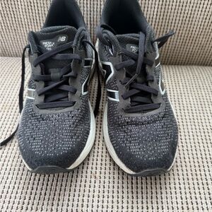 New Balance Black and White Running Sneakers